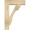 Ekena Millwork Olympic Block Rough Sawn Bracket w/ Offset Brace, Douglas Fir, 6"W x 18"D x 26"H BKT0604X18X26OLY05RDF - alternate 4